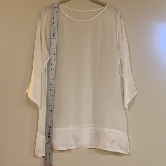 Sheer Cream Top - Picture 4 of 5